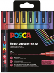 Posca - Fine Tip Pen - Sparkling Colors, 8 pc (401661)