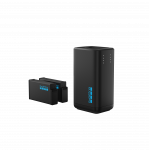 GoPro - Dual Battery Charger For MAX2 - 2 Enuro Batteries Included