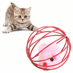 Žaislinis kamuoliukas katei Interaktyvi pelė Pi&oacute;rka Rattle Wire Ball