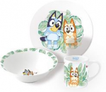 Stor - 3-Piece Ceramic Gift Set - Bluey (88055)