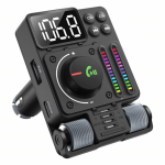 Automobilinis radijo imtuvas Fm siųstuvas "Bluetooth" 5.3 PD 30 W įkroviklis