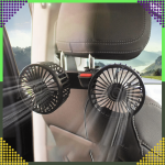 Automobilinis ventiliatorius Dvigubas besisukantis ventiliatorius automobiliams Galingas 360&deg; USB