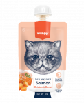 wanpy - Wanpy Cat Tasty Meat Paste - Salmon with Chicken & Carrot 90g - 90g