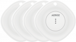 Aeroz TAG-1000 White (4-pack) Key finder for use with iPhone - Works with Apple Find My app