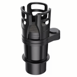 2 viename automobilio puodelių laikiklis gėrimams ir kavai, 360&deg; pasukamas, reguliuojamas