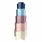 Magni - Silicone Stacking Tower w. Star Shaped Boxes (5548)