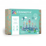 CONNETIX 106 dalių magnetinis konstruktorius Pastelinis kamuoliukų labirintas TURĖSIME GRUODŽIO 13D
