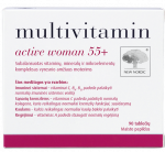NEW NORDIC MULTIVITAMIN ACTIVE WOMAN 55+ tabletės, 90 vnt.