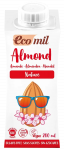 ECOMIL Nature Almond, be cukraus, ekologi&scaron;kas migdolų  gėrimas, 200 ml