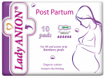 LADY ANION Post Partum higieniniai paketai, 10 vnt.