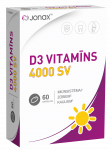 JONAX vitaminas D3 4000SV kapsulės, 60 vnt.