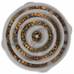 OUTWARD HOUND Fun Feeder Drop, L, pilkas dubenėlis, 1 vnt.