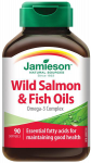 JAMIESON Wild Salmon & Fish Oil kapsulės, 90 vnt.