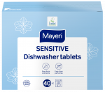 MAYERI Sensitive indų plovimo tabletės indaplovėms, 40 vnt.