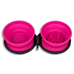 KIWI WALKER sulankstomas dvigubas, rožinis dubenėlis, 1 vnt.