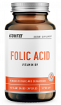 ICONFIT Folic Acid Vitamin B9 400 g kapsulės, 90 vnt.