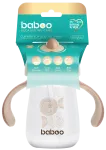 BABOO au naturale (260 ml) 9+ mėn, kakavos spalvos, mokymosi puodelis, 1 vnt.