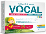 VOCAL  KIDS bra&scaron;kių skonio kramtomosios pastilės, 24 vnt.