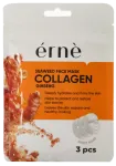 ERNE Seaweed Collagen Ginseng Collagen brandžiai odai lak&scaron;tinė veido kaukė, 3 vnt.