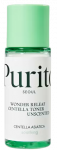 PURITO Wonder Releaf Centella raminantis, drėkinantis tonikas, 30 ml