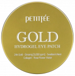 PETITFEE Gold Hydrogel paakių pagalvėlės, 60 vnt.