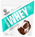 SWEDISH SUPPLEMENTS Lifestyle Whey Chocolate Milkshake milteliai, 450 g