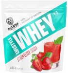 SWEDISH SUPPLEMENTS Lifestyle Whey Strawberry Slush milteliai, 450 g
