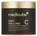 MEDICUBE Deep Vita C Pad, vegani&scaron;ki, &scaron;viesinantys veido diskeliai, 70 vnt.