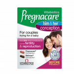 PREGNACARE   Him & Her Conception, poroms, planuojančioms kūdikį tabletės, 60 vnt.