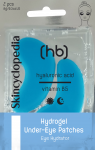 SKINCYCLOPEDIA su hialurono rūg&scaron;timi, vitaminu B, niacinamidu, paakių pagalvėlės, 2 vnt.