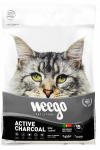 WEEGO CHARCOAL 15L cementuojantis smėlis katės tualetui, 15 L