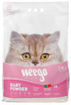 WEEGO BABY POWDER 15L cementuojantis smėlis katės tualetui, 15 L