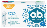 O.B. Ultimate Comfort Normal tamponai, 32 vnt.