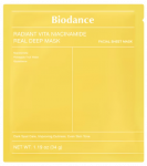 BIODANCE Radiant Vita Niacinamide, spindesio suteikianti veido kaukė, 1 vnt.