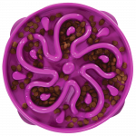 OUTWARD HOUND Fun Feeder Flower, L, violetinis dubenėlis, 1 vnt.