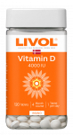 LIVOL  Extra Vitamin D 4000IU tabletės, 120 vnt.