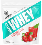 SWEDISH SUPPLEMENTS Lifestyle Whey Strawberry Slush milteliai, 900 g