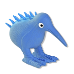 KIWI WALKER &scaron;vilpiantis lateksinis, mėlynas, S žaislas, 1 vnt.