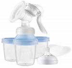 PHILIPS Avent Lotus indeliai ir  rankinė pieno pompa, 1 vnt.