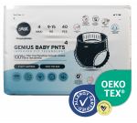 GEGE Genius Baby PNTS (9-15 kg) Maxi 4 sauskelnės-kelnaitės, 40 vnt.