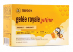 MEDEX Gel&eacute;e Royale Junior Shot (9 ml), praturtintas bičių pieneliu buteliukai, 10 vnt.