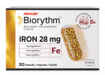 BIORYTHM IRON (prailginto veikimo geležis), 28 mg kapsulės, 30 vnt.