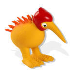 KIWI WALKER &scaron;vilpiantis, lateksinis, oranžinis, one size žaislas, 1 vnt.