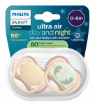 &bdquo;Philips Avent&ldquo; Ultra Air day/night, 0-6M čiulptukas, 2 vnt.