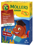 MOLLERS Junior kolos skonio guminukai-žuvytės, 45 vnt.