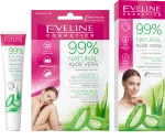 EVELINE 99% Natural Aloe Vera for Depilation Face and Chin depiliacijai rinkinys, 1 vnt.