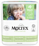 MOLTEX Pure & Nature 4 Maxi sauskelnės, 29 vnt.