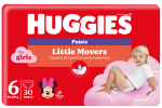 HUGGIES sauskelnės-kelnaitės, 30 vnt.