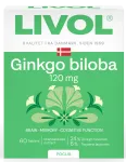 LIVOL Extra Ginkgo Biloba tabletės, 60 vnt.