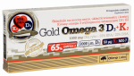 OLIMP LABS Gold Omega-3 D3+K2 kapsulės, 30 vnt.